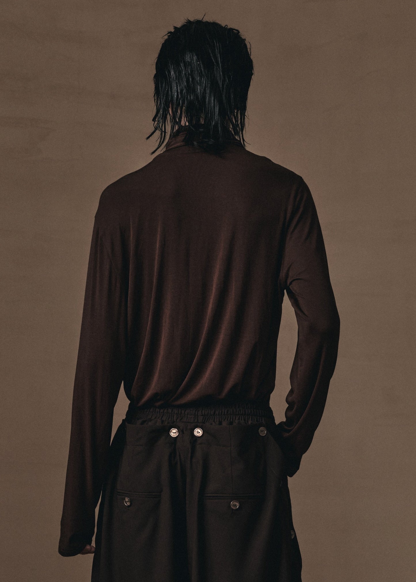 TIED JERSEY TOP