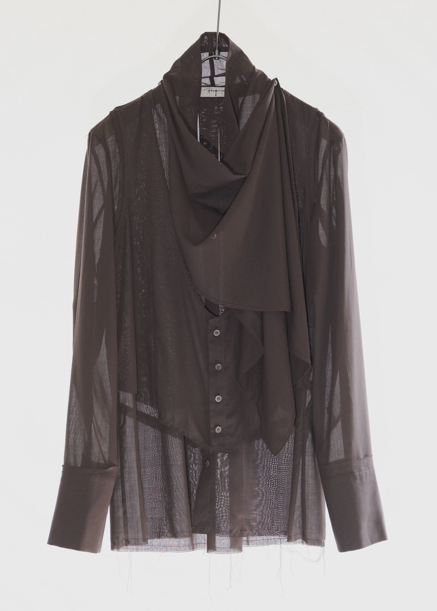MULTILAYER SCARF SHIRT