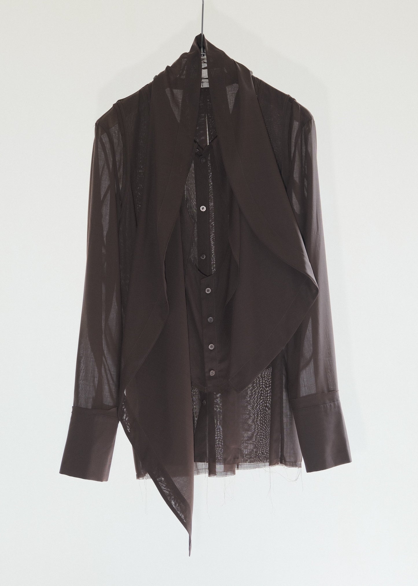 MULTILAYER SCARF SHIRT