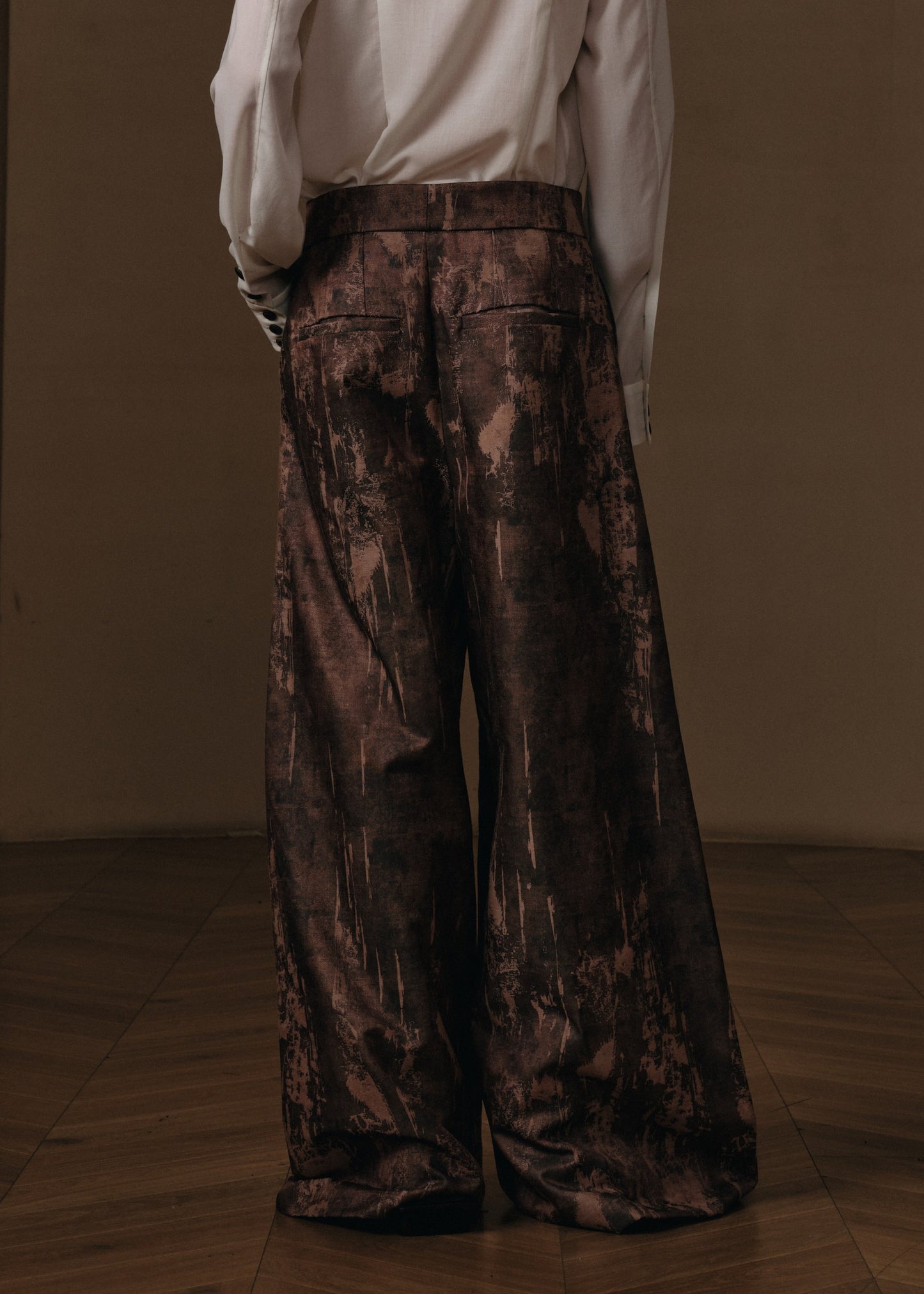 MOTTLED JACQUARD TROUSERS 「EXCLUSIVE」