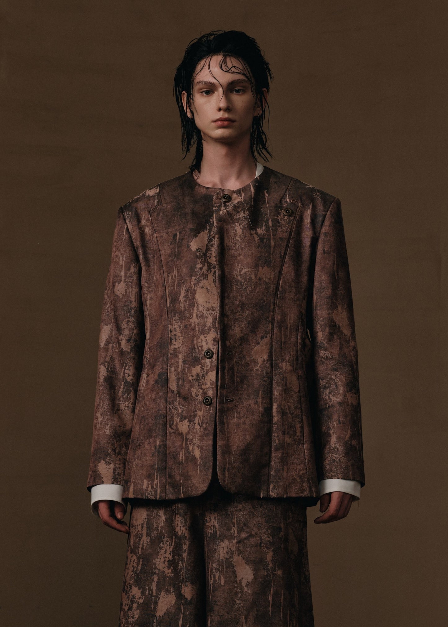 MOTTLED JACQUARD  JACKET「EXCLUSIVE」