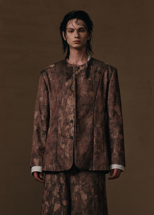 MOTTLED JACQUARD  JACKET「EXCLUSIVE」