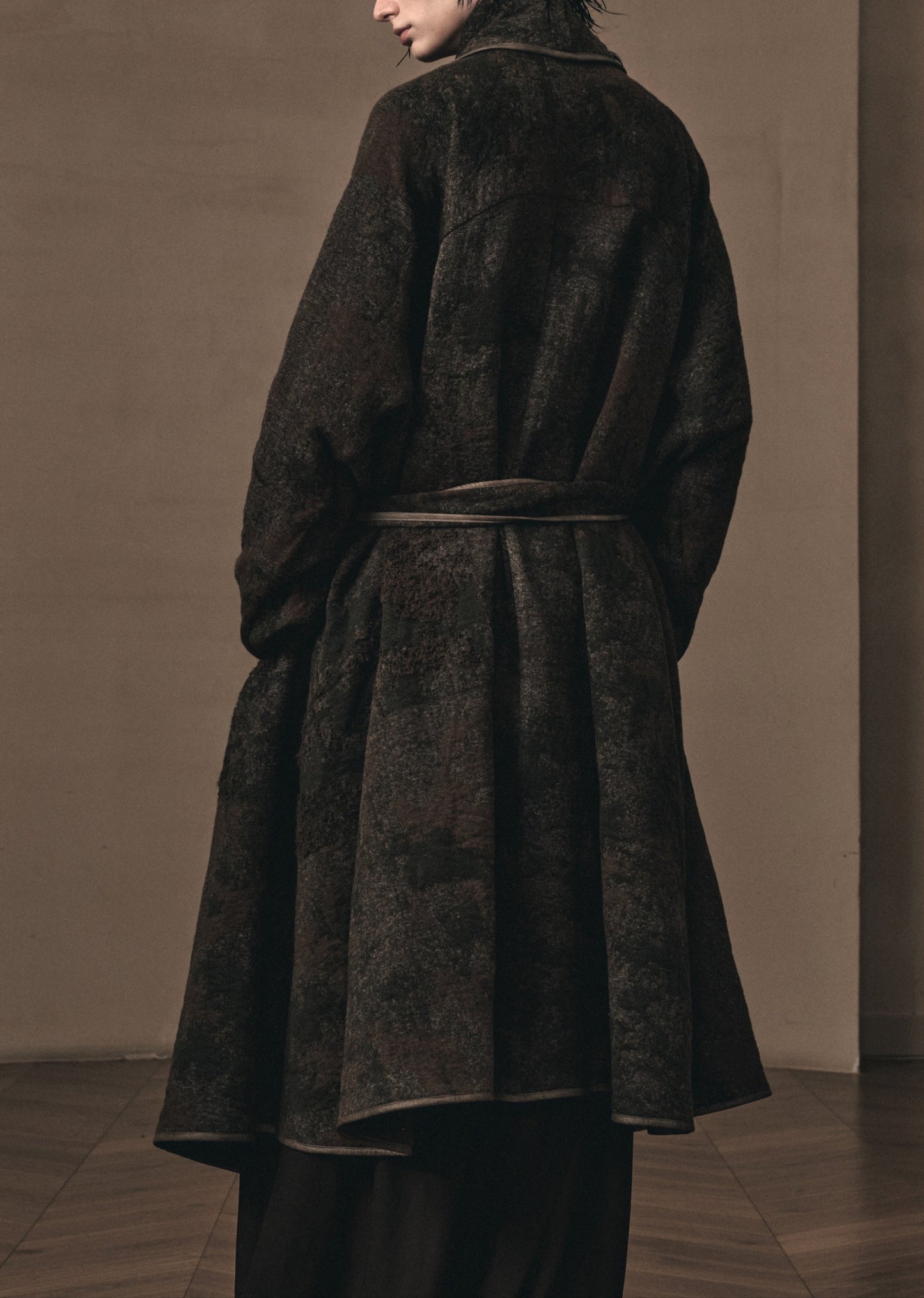 MOSS CIRCULAR KNIT COAT「EXCLUSIVE」