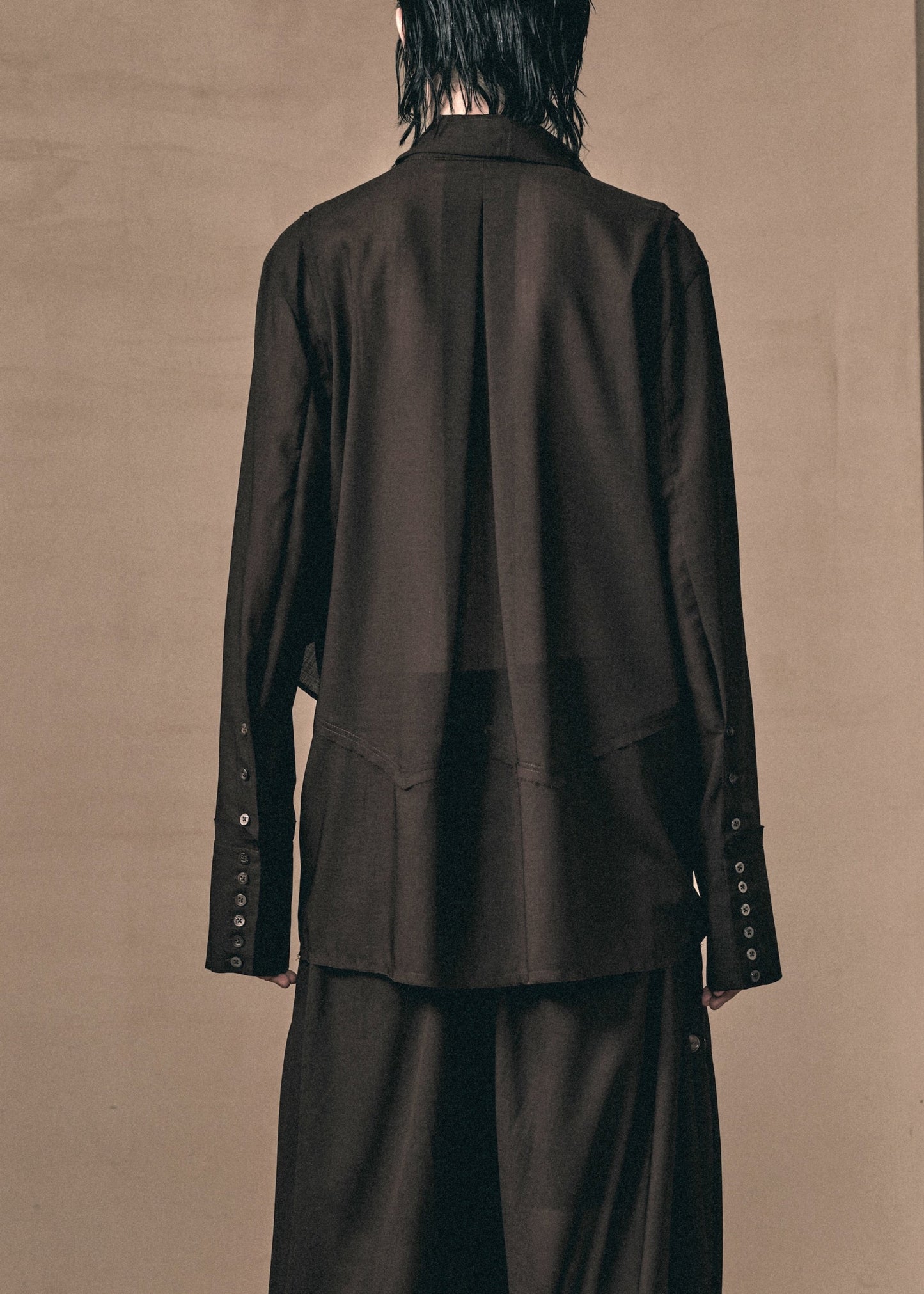 MULTILAYER SCARF SHIRT