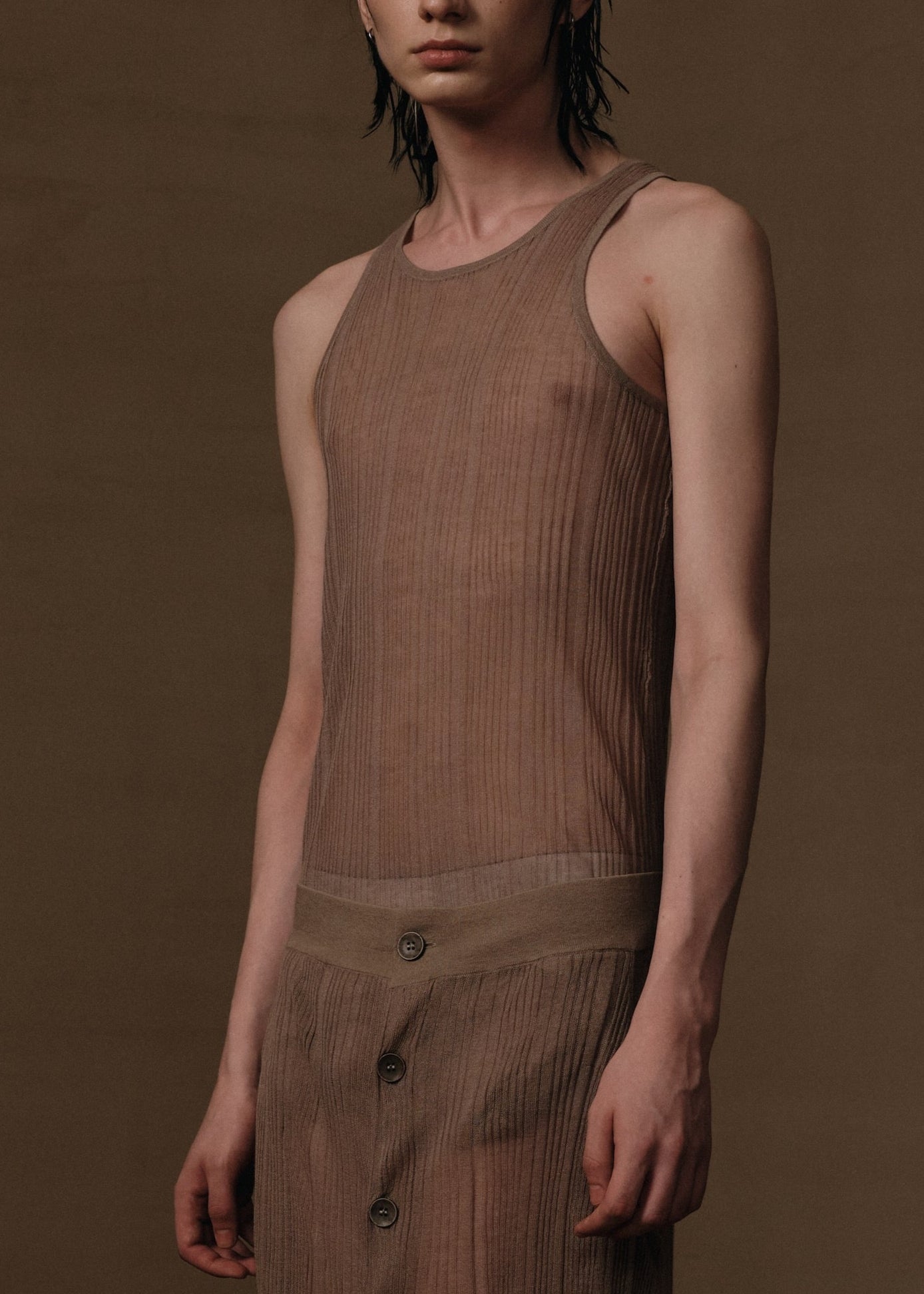 KNIT SLIM VEST