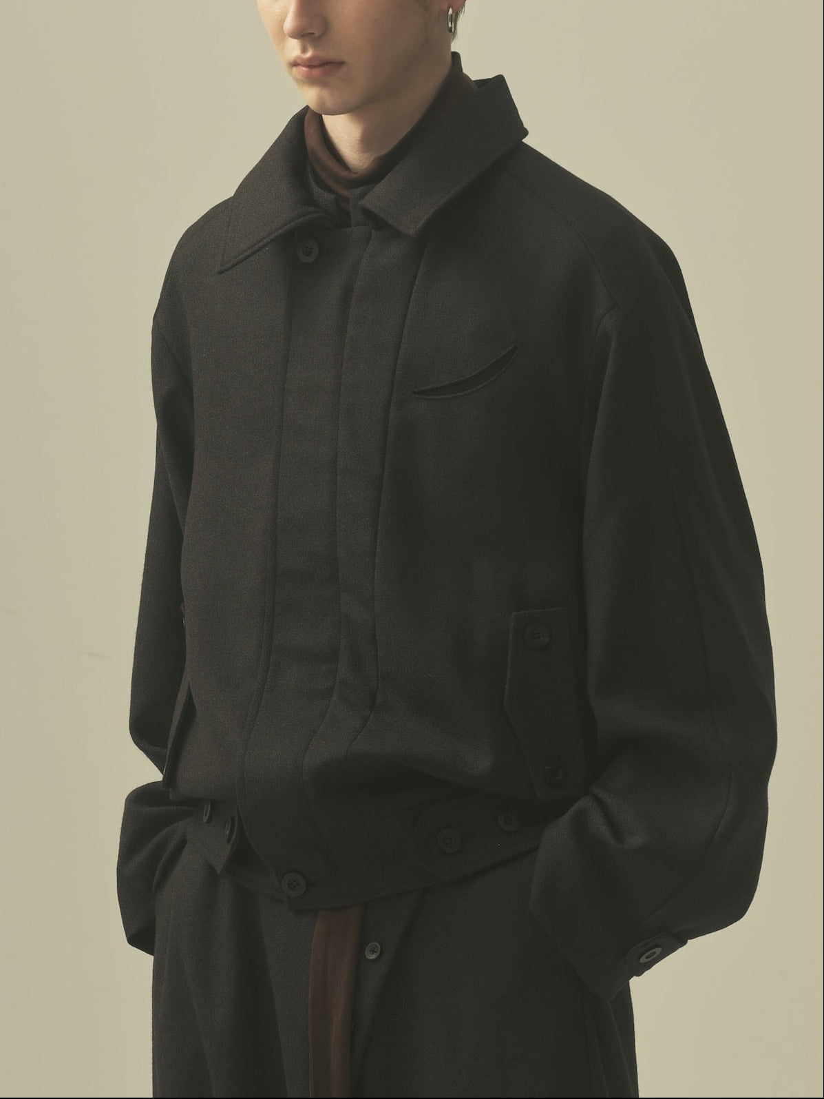 BRAIDED WOOL JACKET