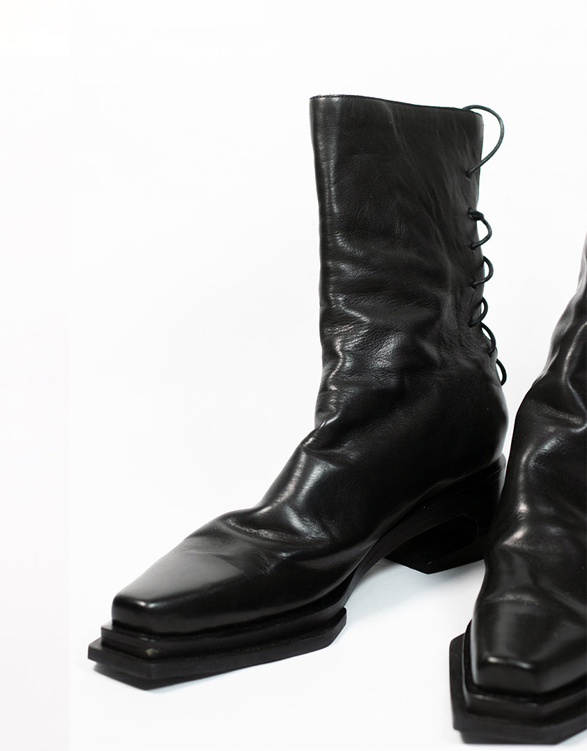 Lace-up Boots | Black
