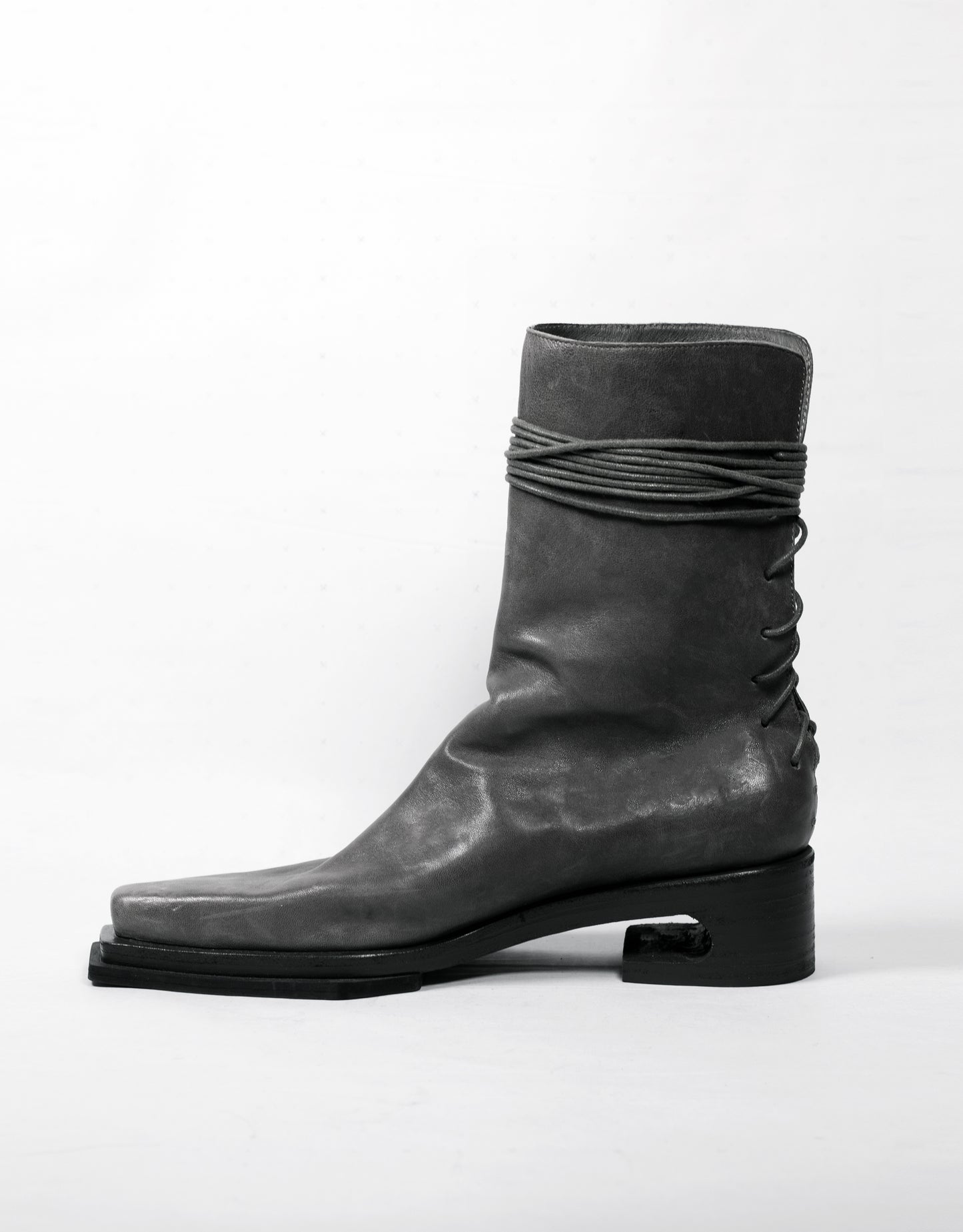 Lace-up Boots | Grey