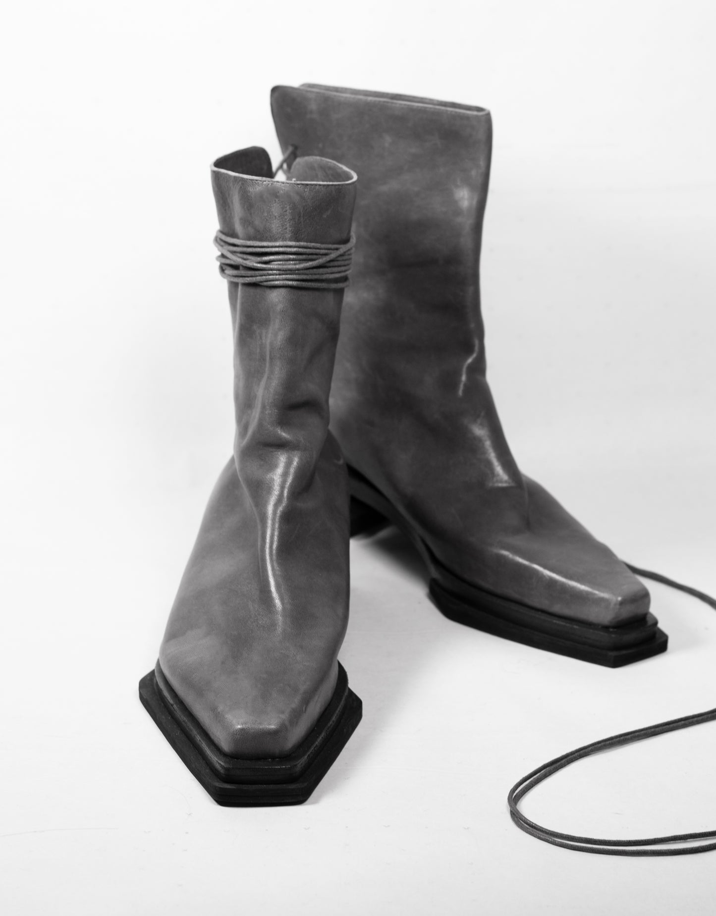 Lace-up Boots | Grey